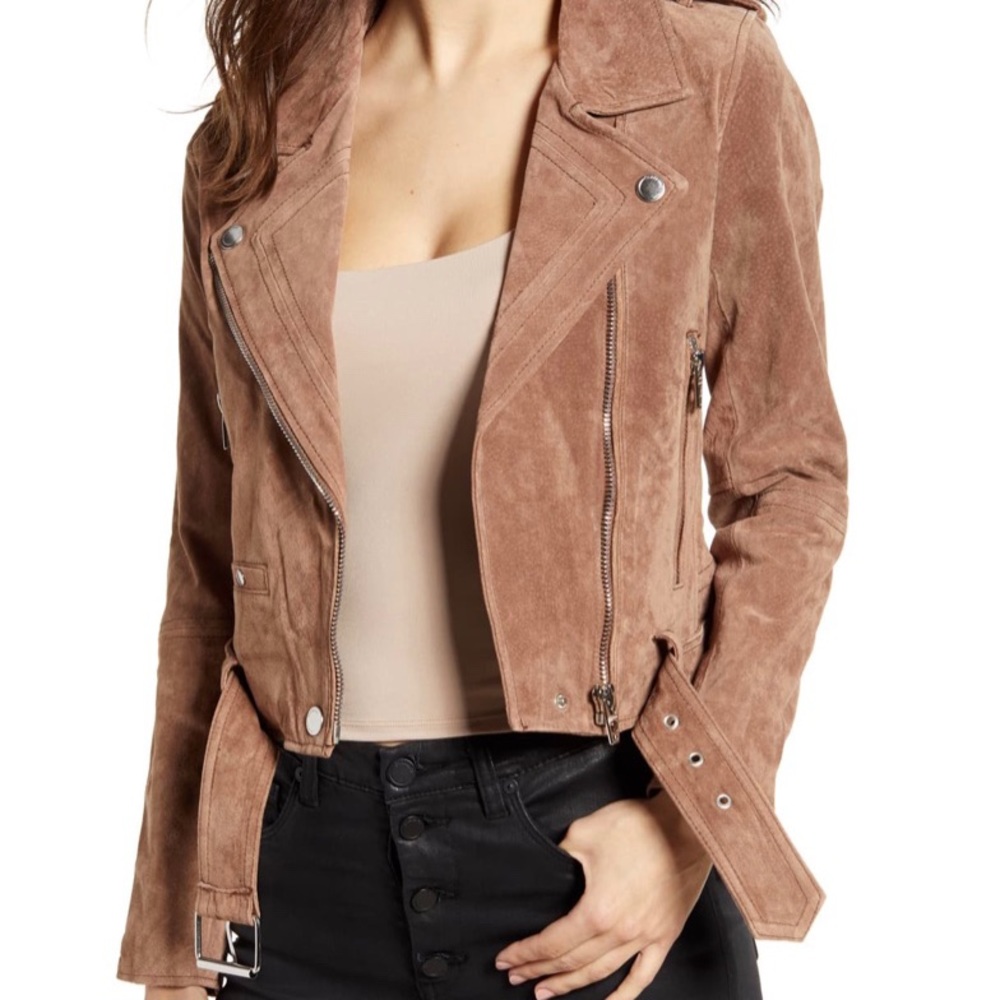BLANKNYC SUEDE MOTO JACKET